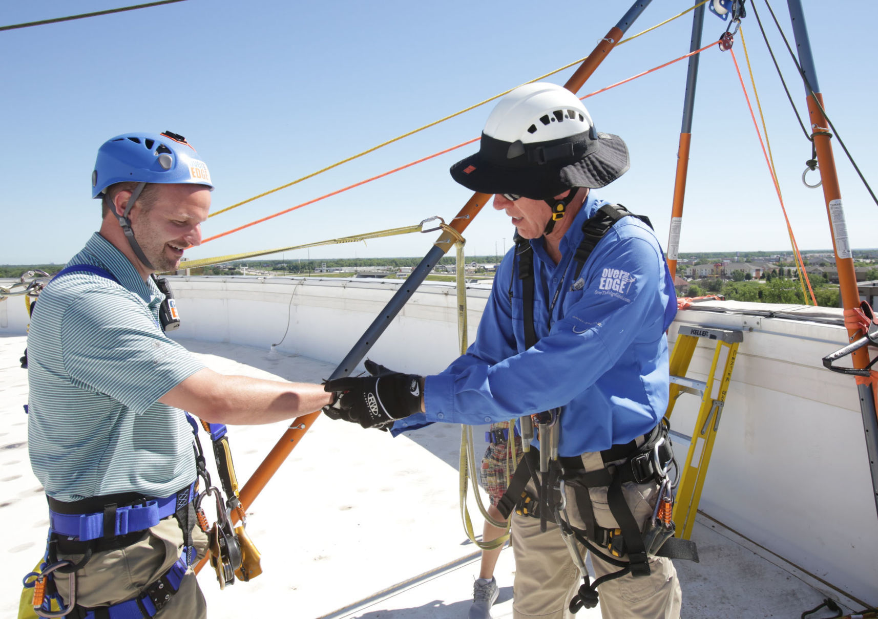 Lake Area United Way Rappelling